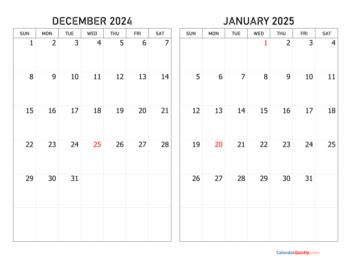 Tanggal Merah Desember 2024 Januari 2025