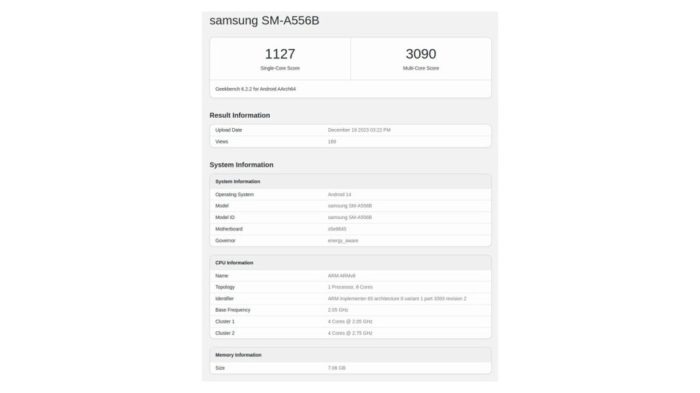 Berapa ukuran layar diagonal Samsung Galaxy A55 5G 2025?