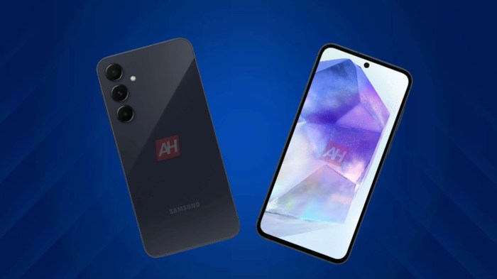Berapa kapasitas penyimpanan internal Samsung Galaxy A55?