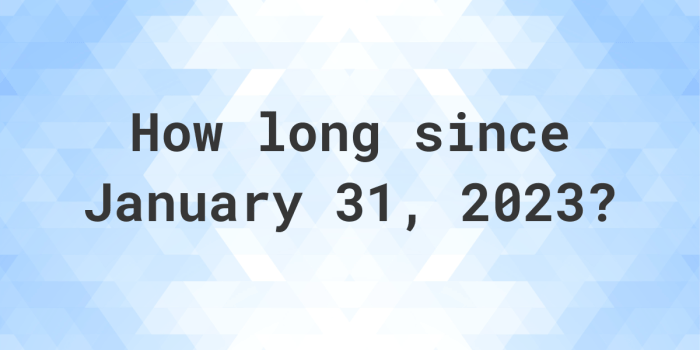 Berapa Hari Lagi 31 Januari 2025