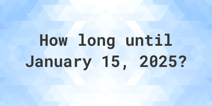 Berapa Hari Lagi Ke Januari 2025