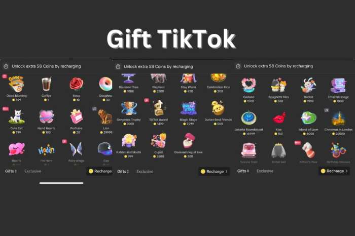 Harga Gift Donat Tiktok 2025