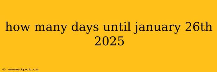 Berapa Hari Lagi 30 Januari 2025