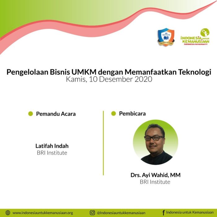 Bantuan UMKM 2025 laporan pertanggungjawaban