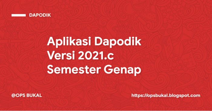 Link Patch Aplikasi Dapodik 2025 C