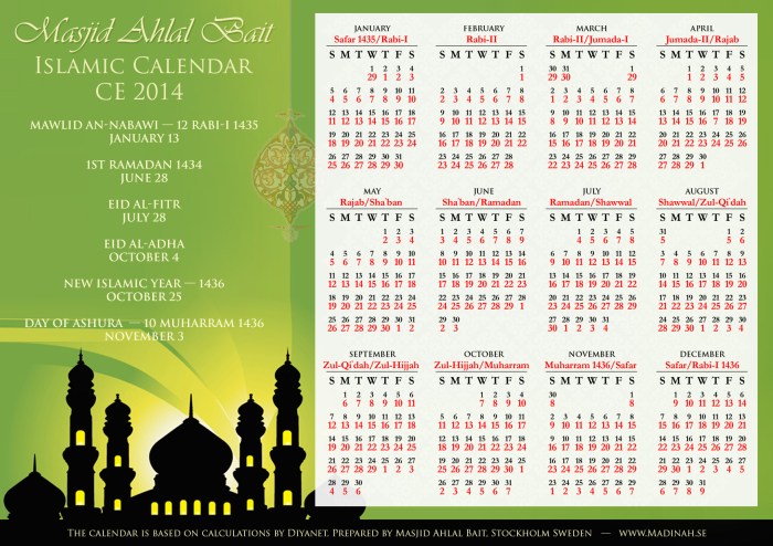 11 Januari 2025 Bulan Islam