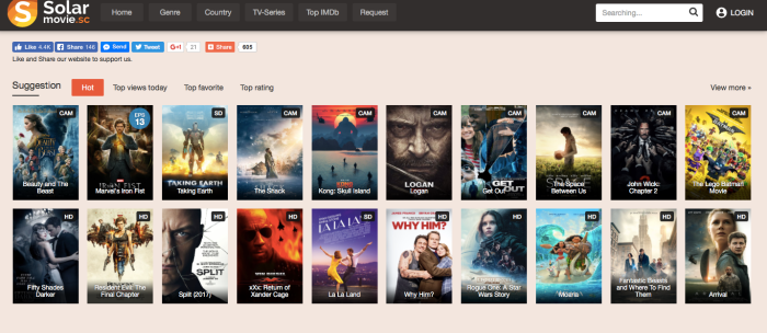Website apa saja yang menyediakan informasi tentang film bioskop yang tayang 1 Januari 2025?