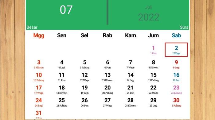 Apakah ada aplikasi yang bisa menghitung Jumat Kliwon Januari 2025?