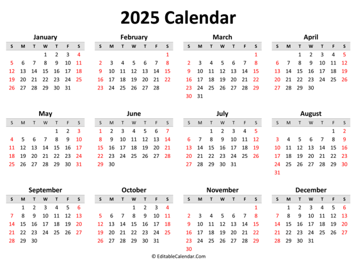 Aplikasi Membuat Kalender 2025
