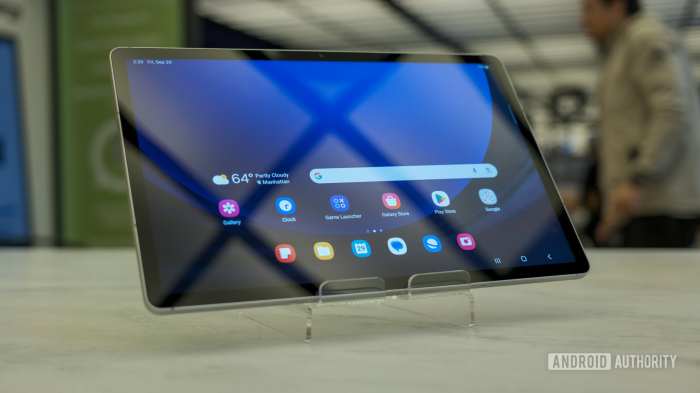 Apakah Samsung Galaxy Tab S9 sudah dilengkapi dengan fitur keamanan biometrik?