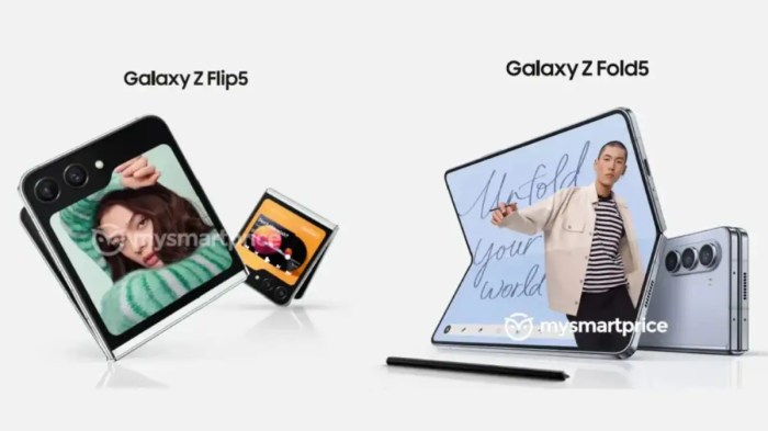 Apa perbedaan Samsung Galaxy Z Fold5 dan Z Flip5?