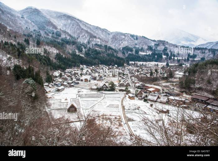 Suhu Shirakawago Januari 2025