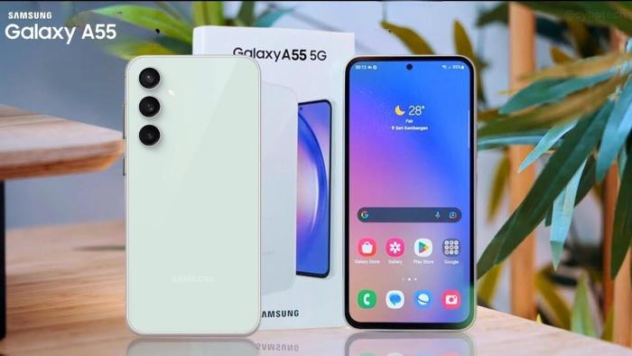 Berapa ukuran layar Samsung Galaxy A55?