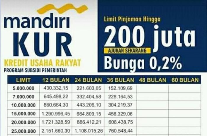 Syarat Top Up Pinjaman Kur Mandiri 2025