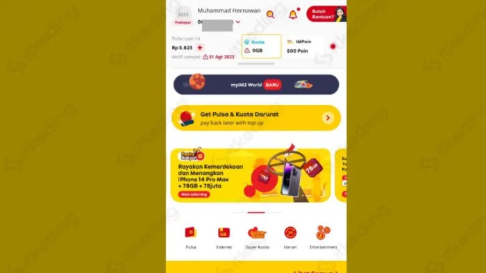 Cara Mengunci Pulsa Indosat Di Aplikasi Myim3 2025