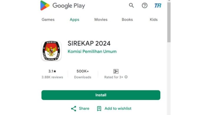 Link Download Aplikasi Sirekap 2025