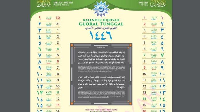 Kalender Lebaran 2025