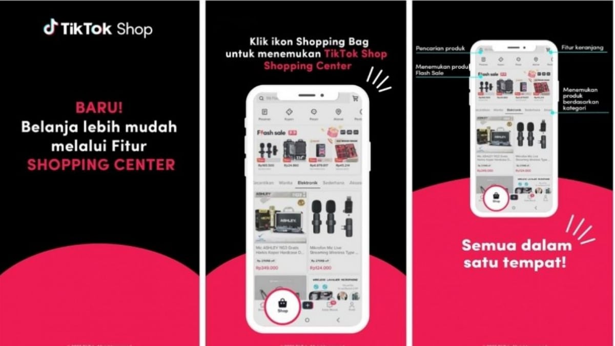 Apakah TikTok memiliki fitur live shopping?
