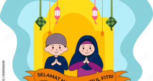 Ucapan Hari Raya Idul Fitri 2025 Kartun