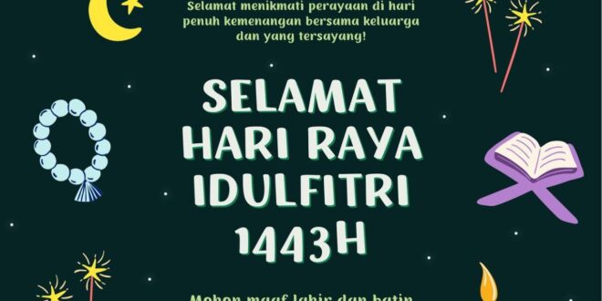 Gambar Kartu Lebaran Idul Fitri 2025