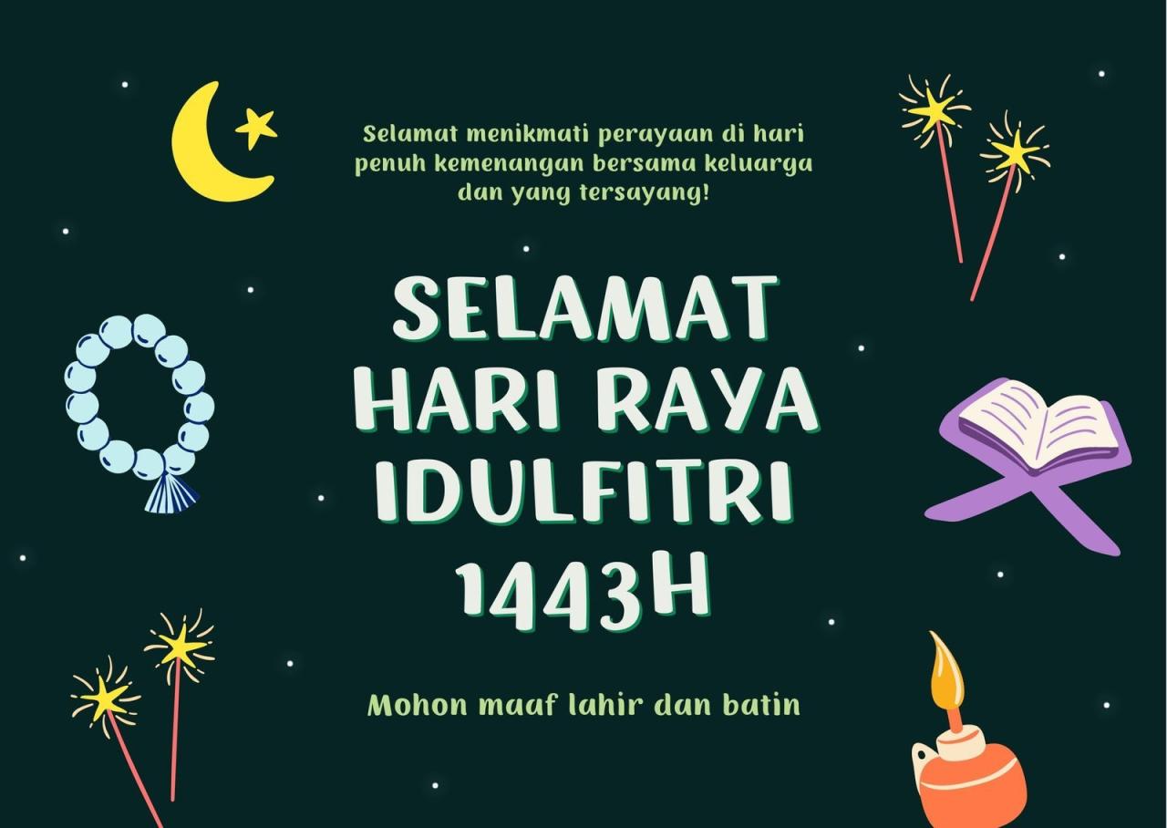 Kartu Ucapan Hari Raya Idul Fitri 2025