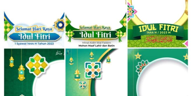 Twibbon Idul Fitri 2025 Terbaru Gratis