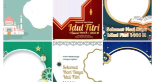 Template Ucapan Selamat Idul Fitri 2025