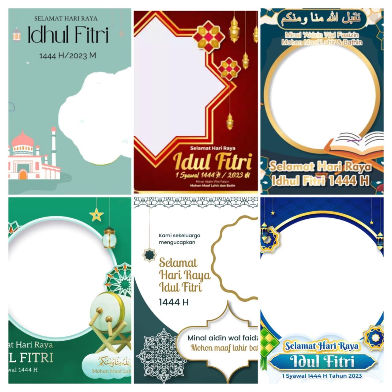 Template Ucapan Selamat Idul Fitri 2025