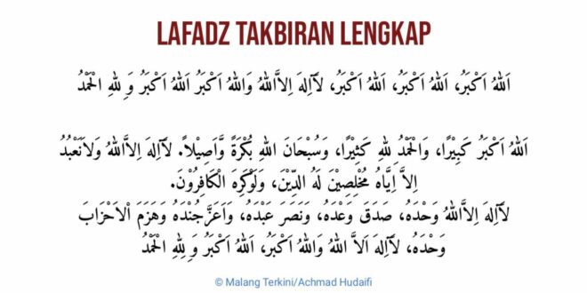 Video Takbiran Idul Fitri 2025