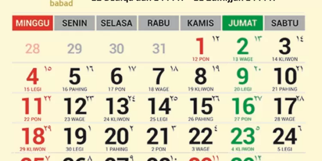 Lebaran Idul Fitri 2025 Nu Hari Apa