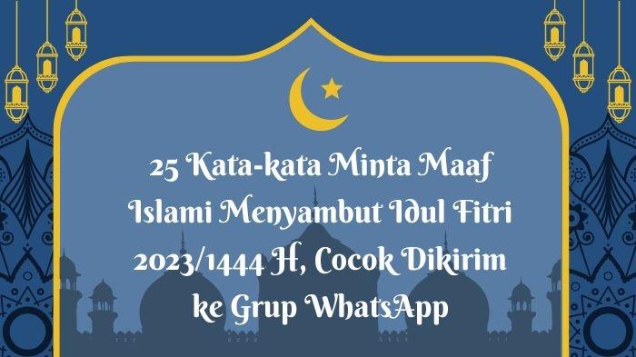 Ucapan Idul Fitri 2025 Di Whatsapp