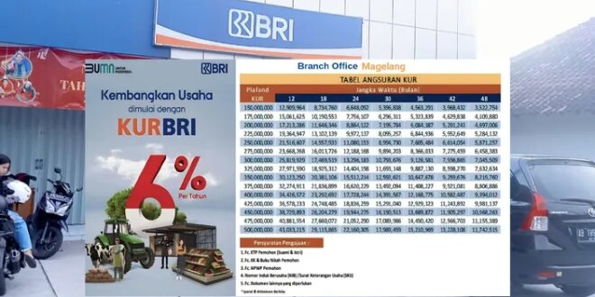 Setoran BRI KUR 2025
