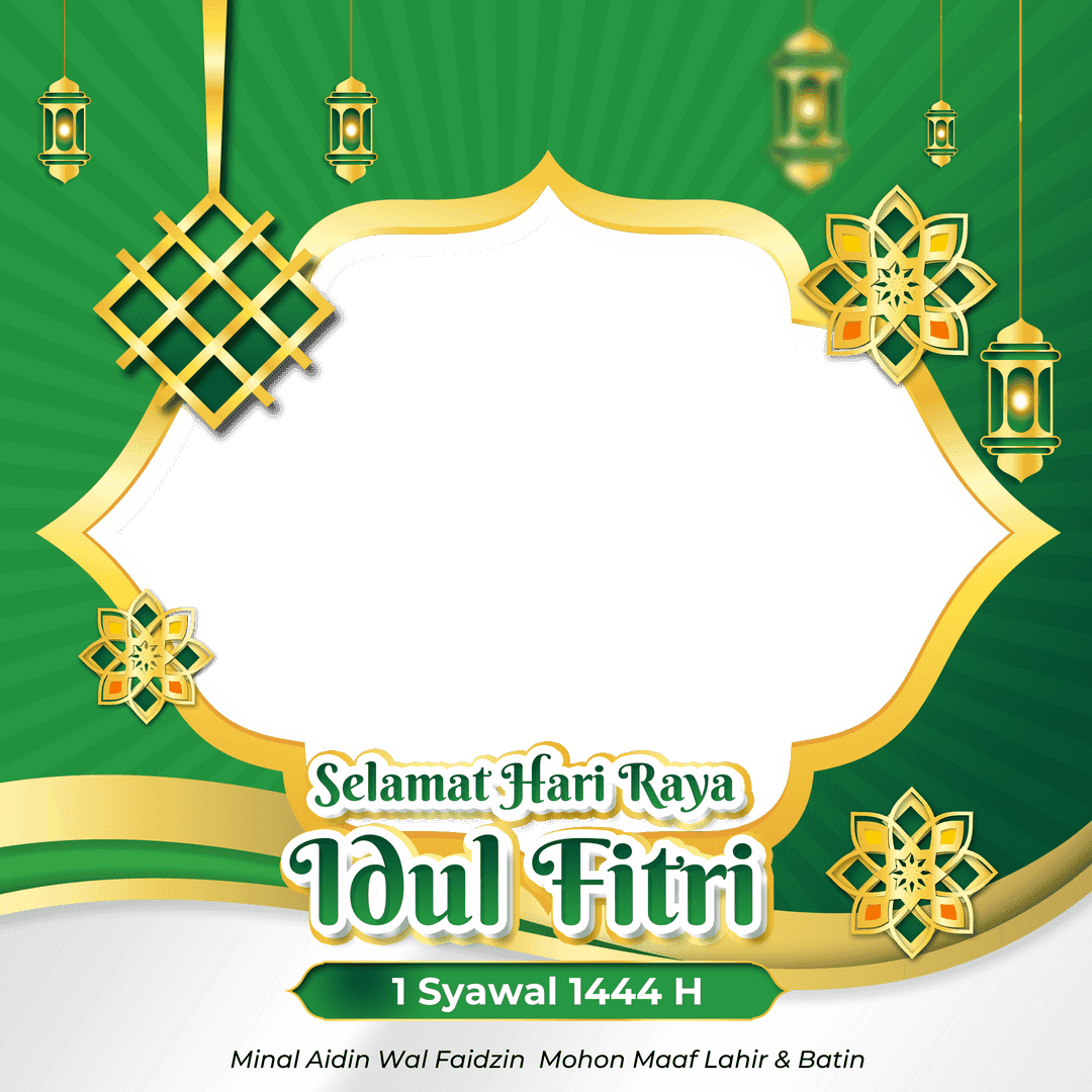 Twibbon Idul Fitri 2025 Bergerak Dan Bersuara