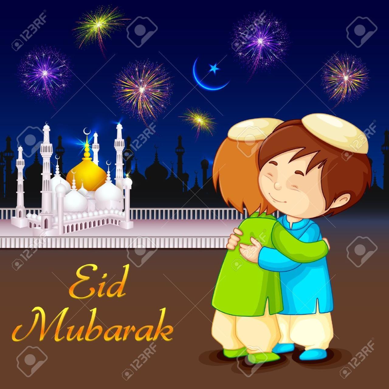 Ucapan Selamat Hari Raya Idul Fitri 2025 Kartun