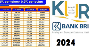 Angsuran KUR BRI 2025 Pinjaman 20 Juta