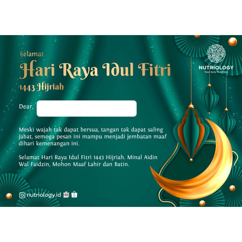 Contoh Ucapan Hari Raya Idul Fitri 2025
