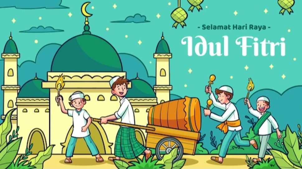 Kalender hochformat schulferien feiertagen hoch Hari Raya Idul Fitri 2025 Hitung Mundur