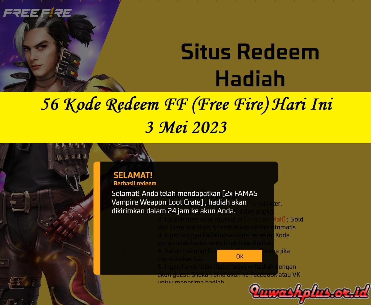 Kode Redeem Ff Ramadhan 2025