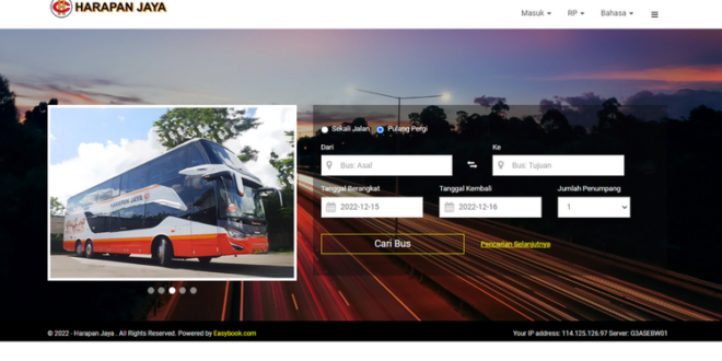 Harga Tiket Bus Mudik Lebaran 2025