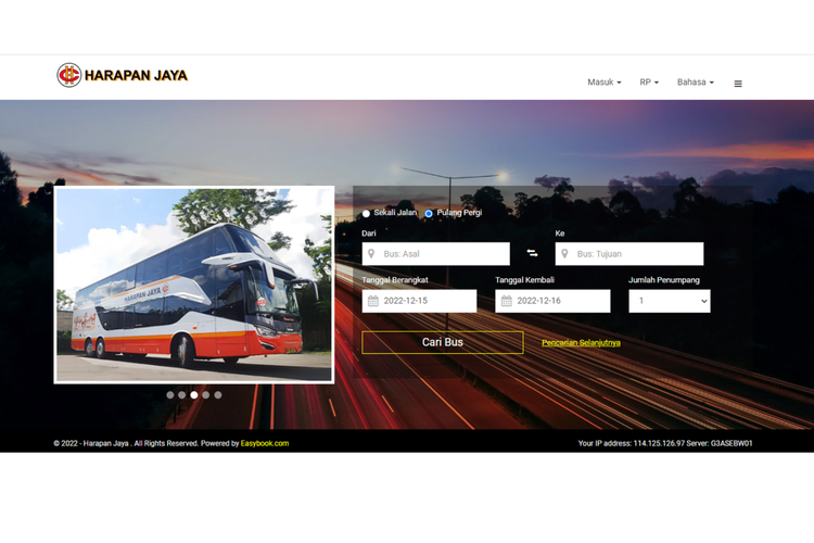 Harga Tiket Bus Mudik Lebaran 2025