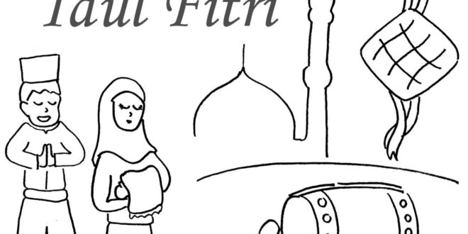 Hari Raya Idul Fitri 2025 Kartun