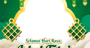 Background Idul Fitri 2025 Hijau