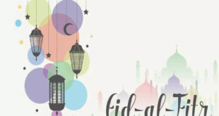Ucapan Idul Fitri 2025 Vector