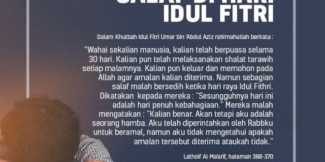 Pdf Khutbah Idul Fitri Paling Sedih 2025 Terbaru