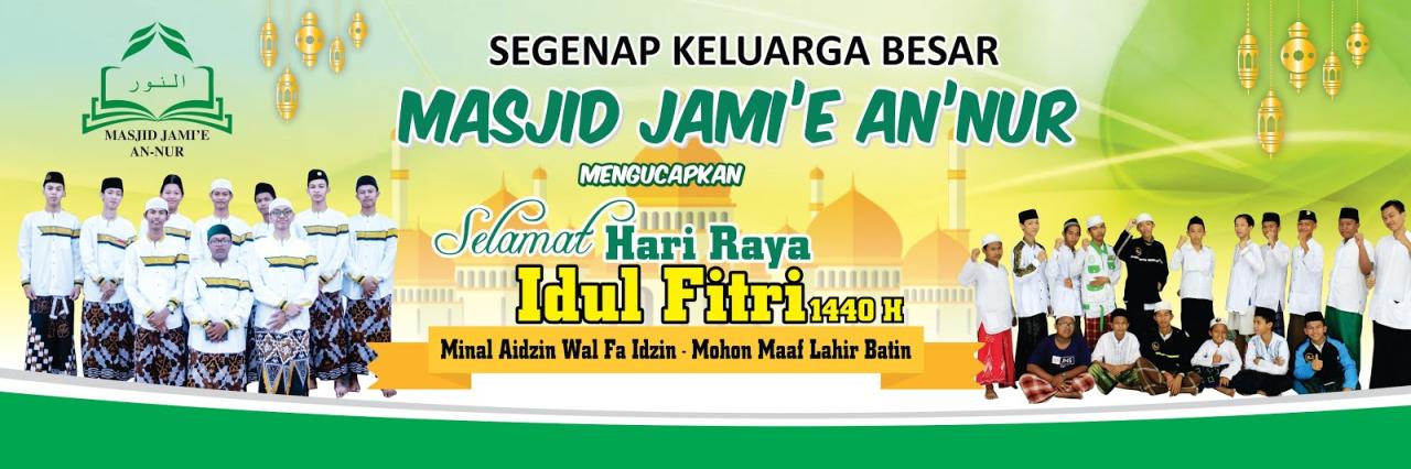 Ucapan spanduk fitri idul lebaran raya baleho kartu 1440h 1437 undangan Spanduk Ucapan Selamat Idul Fitri 2025