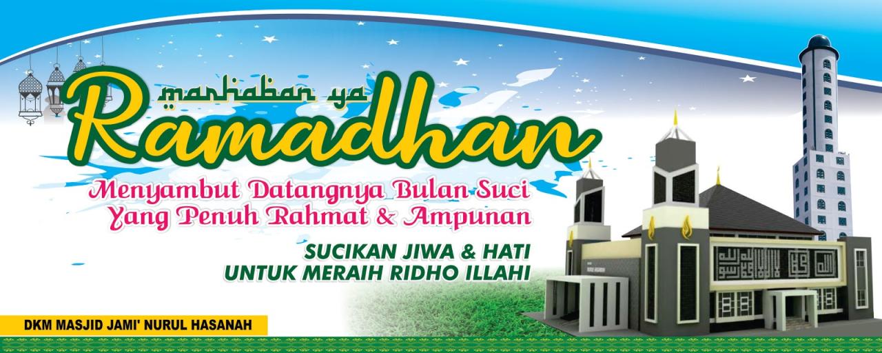 Spanduk Ucapan Ramadhan 2025