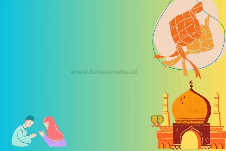 Background Idul Fitri 2025 Kosong