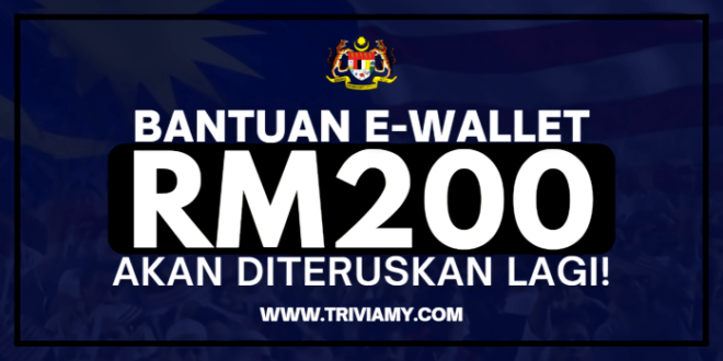 Bantuan E Wallet Rm300 2025