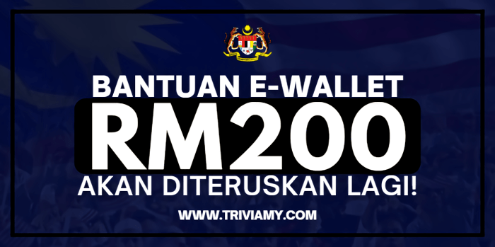 Bantuan E Wallet Rm300 2025
