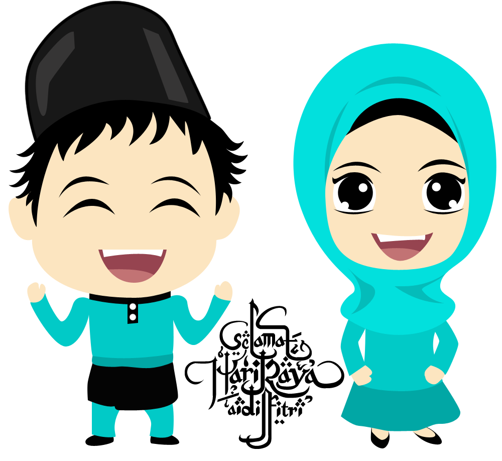 Gambar Kartun Idul Fitri 2025
